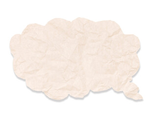 Chat bubble icon or Speech bubble symbol. Paper speech bubble, cloud, bubble, speech. Graphic resources about speech bubble. Blank Bubbles