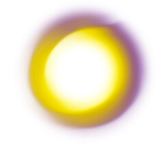 Abstract Purple Yellow Gradient Circle Illustration