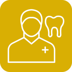 Dentist Male Icon Style