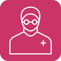 Children Eye Specialist Icon Style