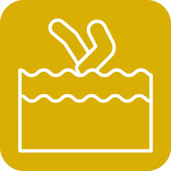 Artistic Swimming Icon Style