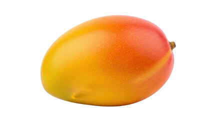 Isolated Alphonso mango fruit close-up, delicious tropical snack, dietary raw food for healthy diet