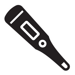 thermometer glyph icon