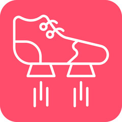 Flying Shoes Icon Style