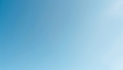 Clear Blue Sky with Gentle Hues of Daytime Beauty