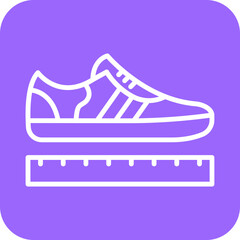 Shoe Size Icon Style