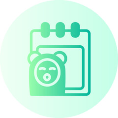 calendar gradient icon