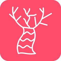 Halloween Tree Icon Style