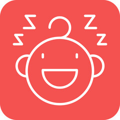Sleeping Baby Icon Style