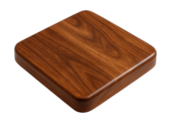 Square wooden lid for covering decorative storage boxes in your living room.
