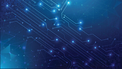 Abstract technology circuit board background