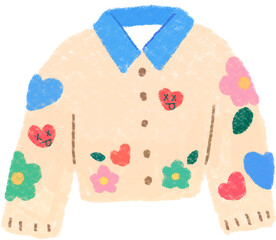 겨울 옷 일러스트