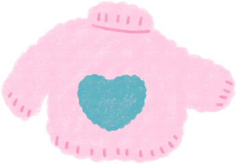 겨울 옷 일러스트