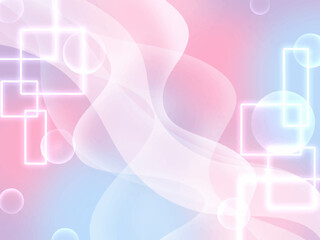 カラフルなグラデーションと光の抽象的な背景素材