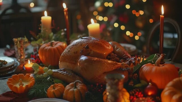 Bright holiday composition for happy and joy celebrate Thanksgiving