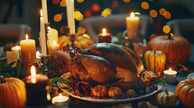 Bright holiday composition for happy and joy celebrate Thanksgiving