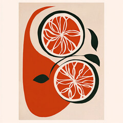 Fruit Pair - Two round pieces arranged together