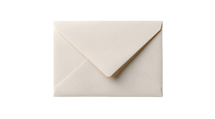 Blank cream-colored envelope