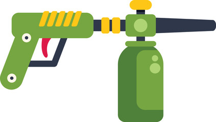 Green foam gun, perfect for cleaning, detailing, and washing your car