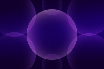 Abstract dark purple background with glowing spheres, creating a mesmerizing and futuristic atmosphere, perfect for technology, science, or creative projects