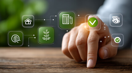 Digital transformation strategies business environment infographic content interactive technology step-by-step guide