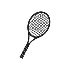 tennis racket silhouette