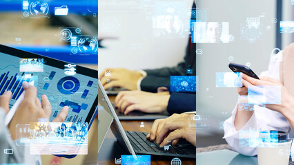 DX、デジタル、画像、テクノロジー、モバイル、タブレット、ビジネス、コラージュ、トランジション、データ、経済、管理、マネジメント、科学、研究、開発、情報、クラウド、AI、スマホ、トランスフォーメーション、未来、サイバー、アプリ、システム、ソフトウェア、ネットワーク、人工知能、認証、セキュリティ、生成、チャットボット、人々、人材、エンジニア、分析、マーケティング、オンライン、web、ニュース、PC、