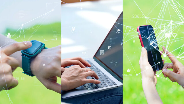 network, dx, iot, digital, smartphone, smart phone, smartwatch, laptop, pc, collage, wireless, radio, data, ai, cloud, mobile, 5g, 6g, connected, communication, blockchain, block chain, electronics, d