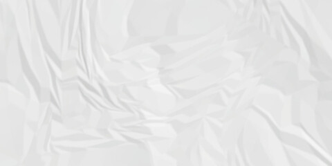 Paper texture background, Old paper background ripple soft white pattern wave crumple. Crushed and creased soft paper. Abstract wrinkle effect grunge and rough backdrop vintage page.	