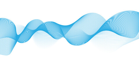 Abstract blend wave lines and technology background. Background lines wave abstract stripe design. White background, mesh abstract, vector gradient line soft blend.	