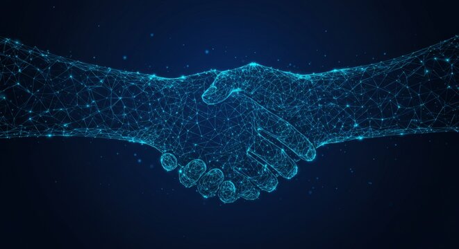 Digital Handshake Connected Agreement in Cyberspace.