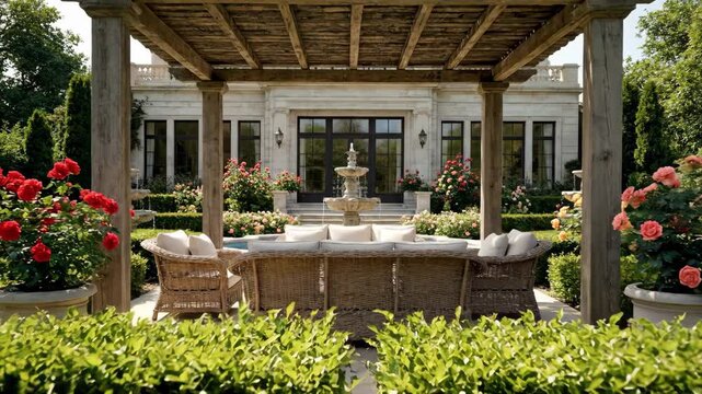 Luxury backyard garden design ideas and inspiration