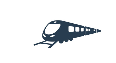 Modern train illustration vector design for transportation and travel concepts