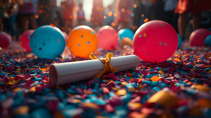 "Balloons, Confetti, and New Beginnings"