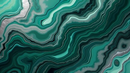 Obraz premium Modern Digital Art Wallpaper with Metallic Ink