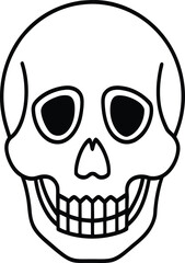 skull icon vector design