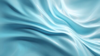 Obraz premium Blue Abstract Fluid Pattern with Smooth Curves and Light Highlights for Modern Design