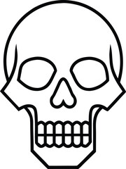 skull icon vector design
