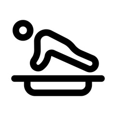 Refreshing modern exercise icon set for fitness, health, and active lifestyle design projects