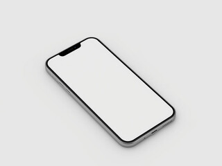 Smartphone Mockup with Blank Screen