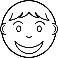 smile icon vectore