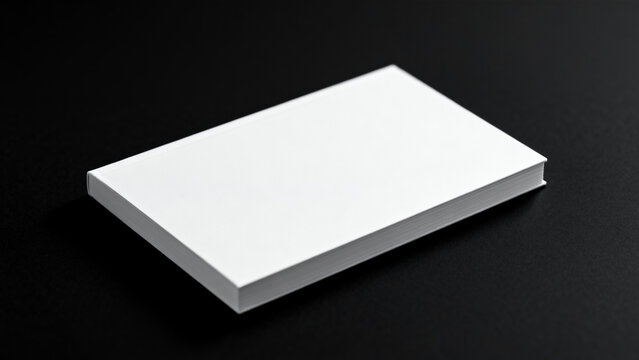 White book on black background