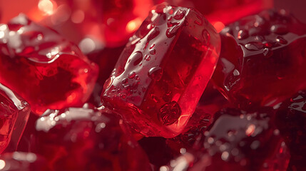 "Jewel-Like Bites in Warm Light"