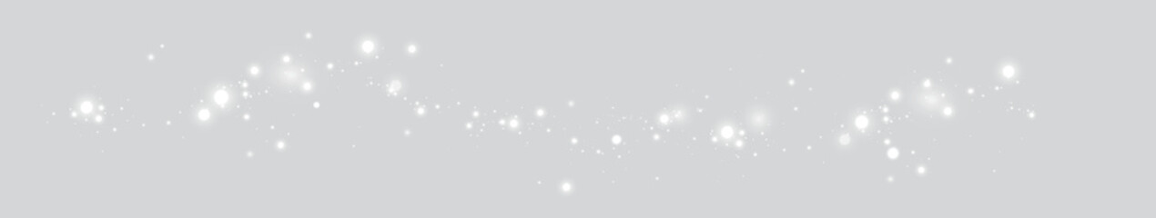 
Fantasy shimmer coating. Christmas confetti with glowing dust, WHITE shimmer, and magical particles.