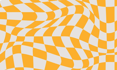 Groovy hippie checkerboard background