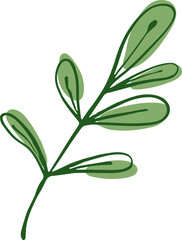 Obraz premium Doodle Leaves