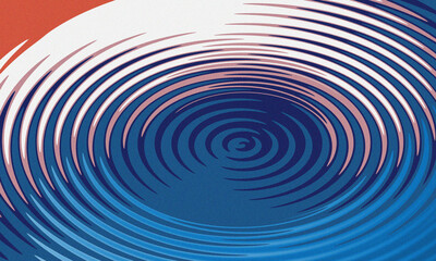 Abstract ripples of color expanding outward from a central point