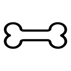 bone icon silhouette image