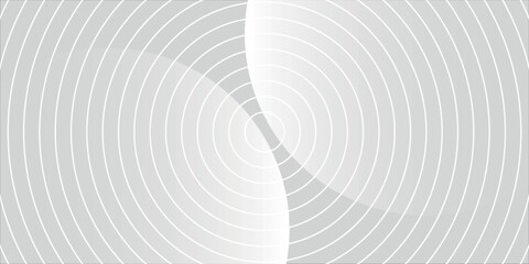 creative White geometric background on bright space. Modern graphic design element circles style concept for banner. eps 10