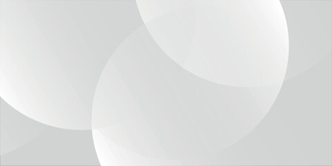 futuristic White geometric background on bright space. Modern graphic design element circles style concept for banner. vector